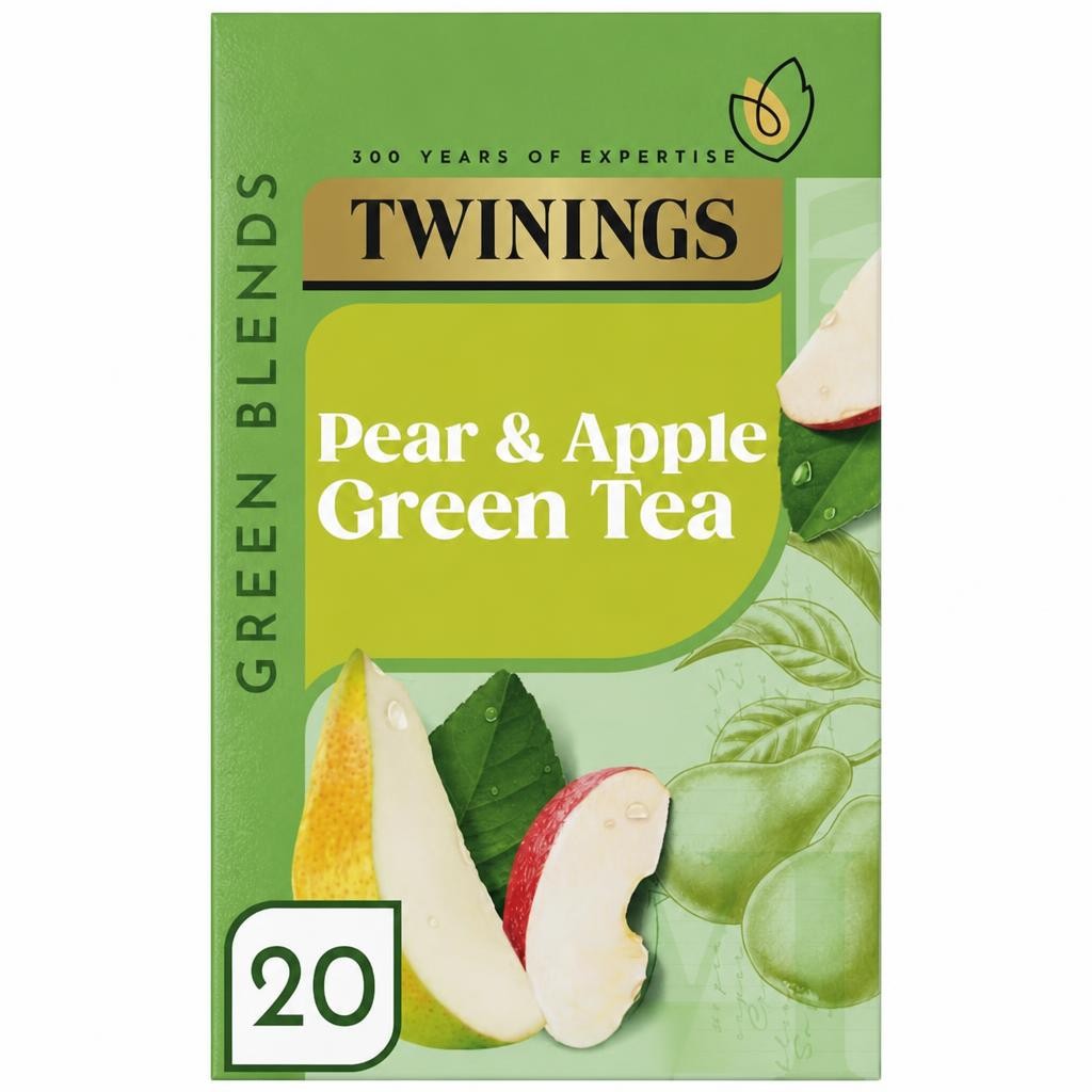 Twinings Pear & Apple Green Tea 20 Pack 40g