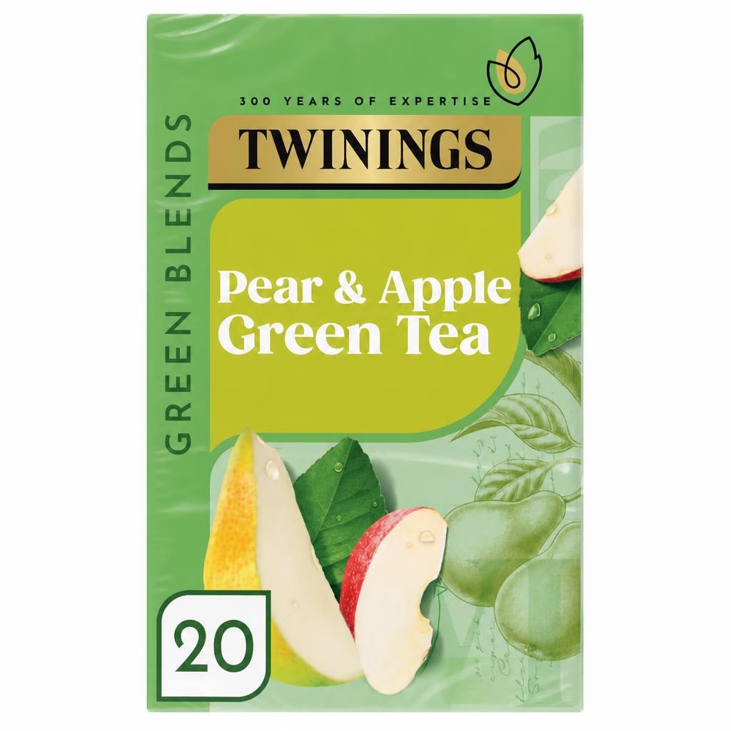 Twinings Pear & Apple Green Tea 20 Pack 40g