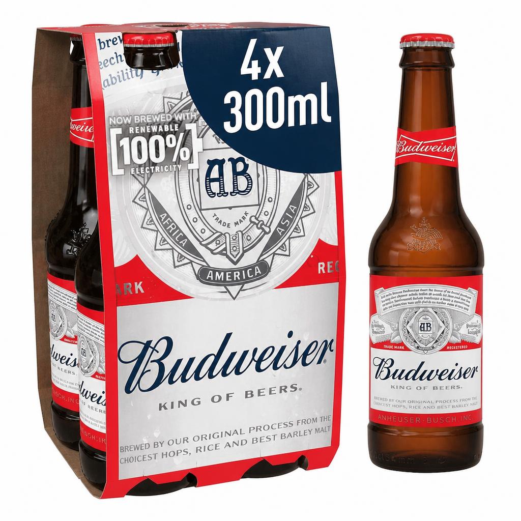 Budweiser 4X300ml