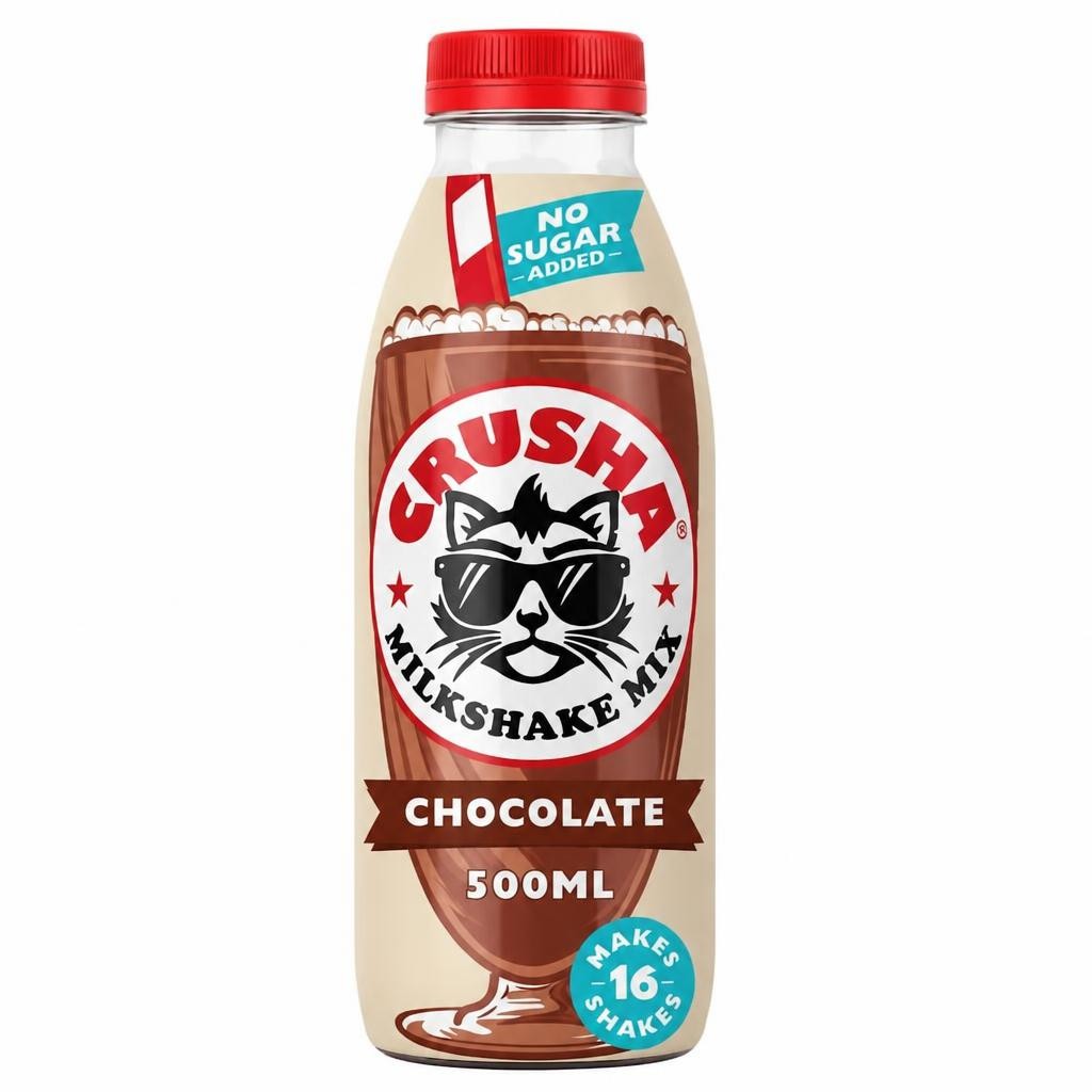 Crusha Chocolate No Added Sugar 500Ml