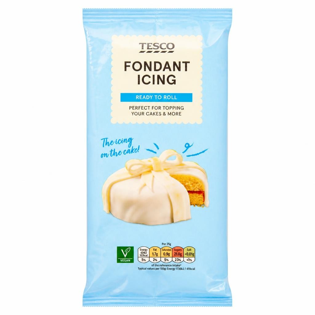 Tesco Sweet Fondant Icing Ready To Roll 1kg