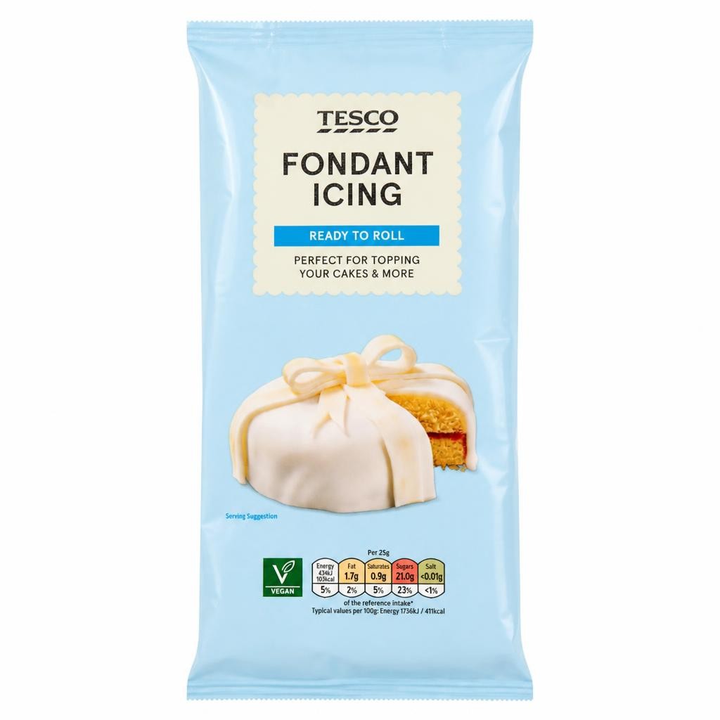 Tesco Sweet Fondant Icing Ready To Roll 1kg