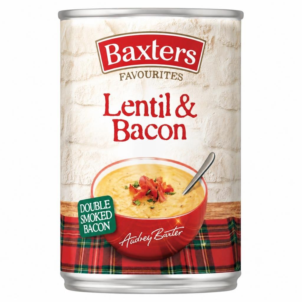 Baxters Favourites Lentil & Bacon Soup 400G