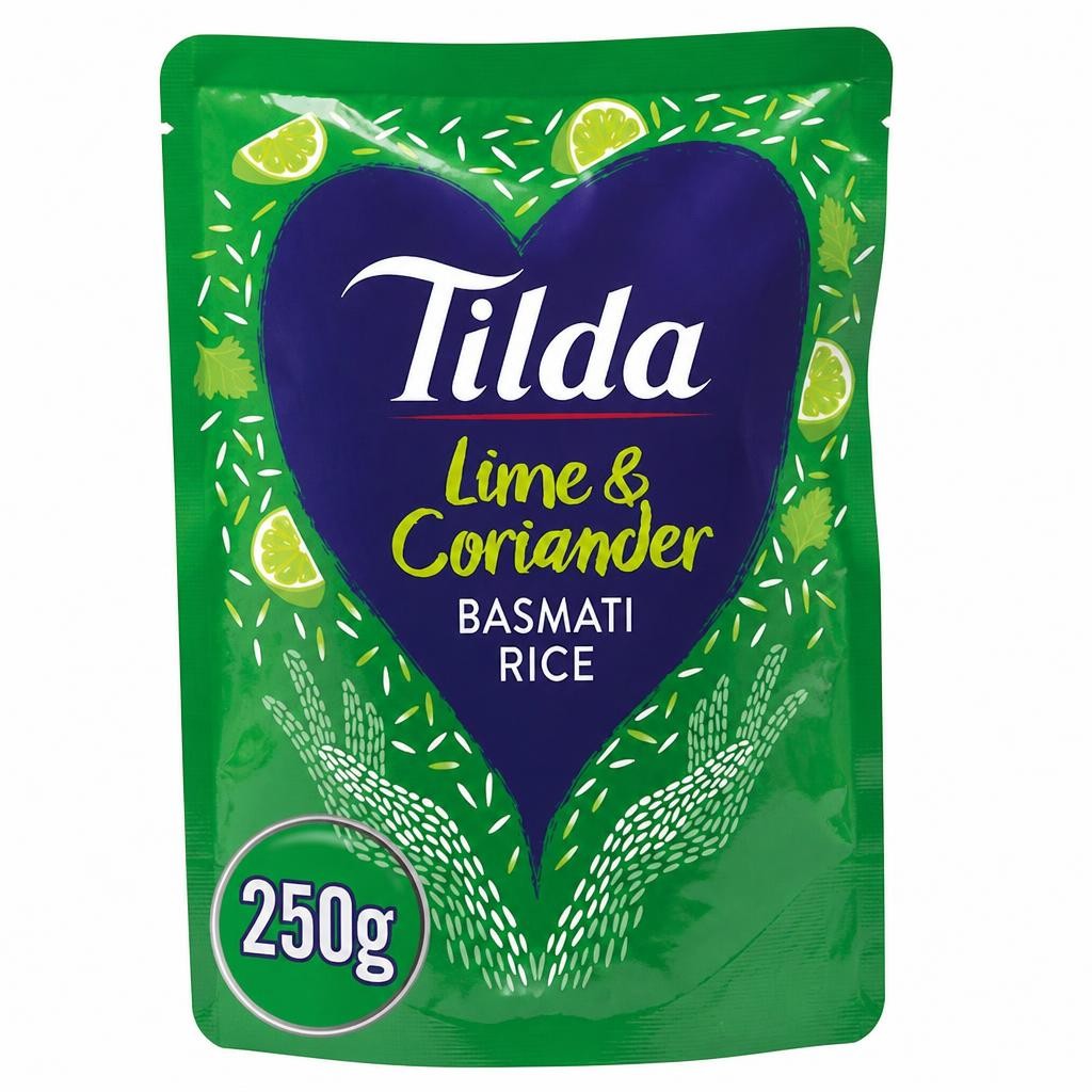 Tilda Lime & Coriander Basmati Rice 250g