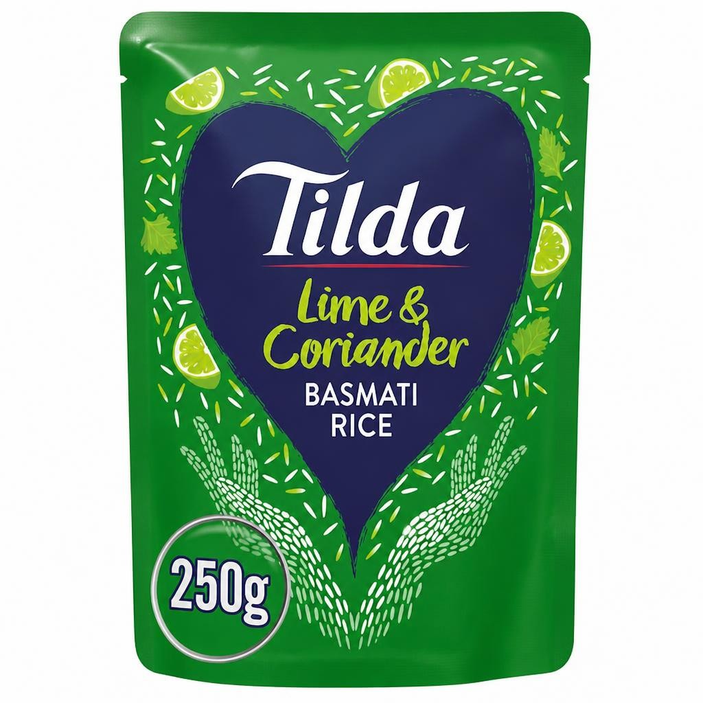 Tilda Lime & Coriander Basmati Rice 250g