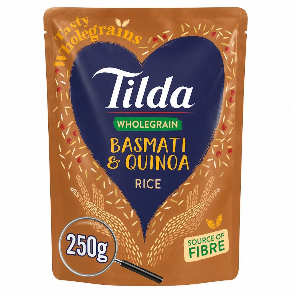 Tilda Wholegrain Basmati & Quinoa Rice 250g