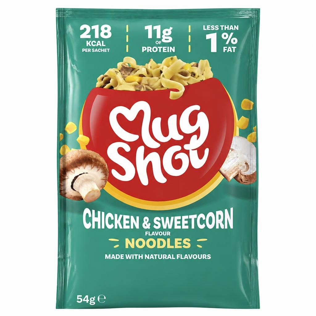 Mugshot Chicken & Sweetcorn Noodles 54G