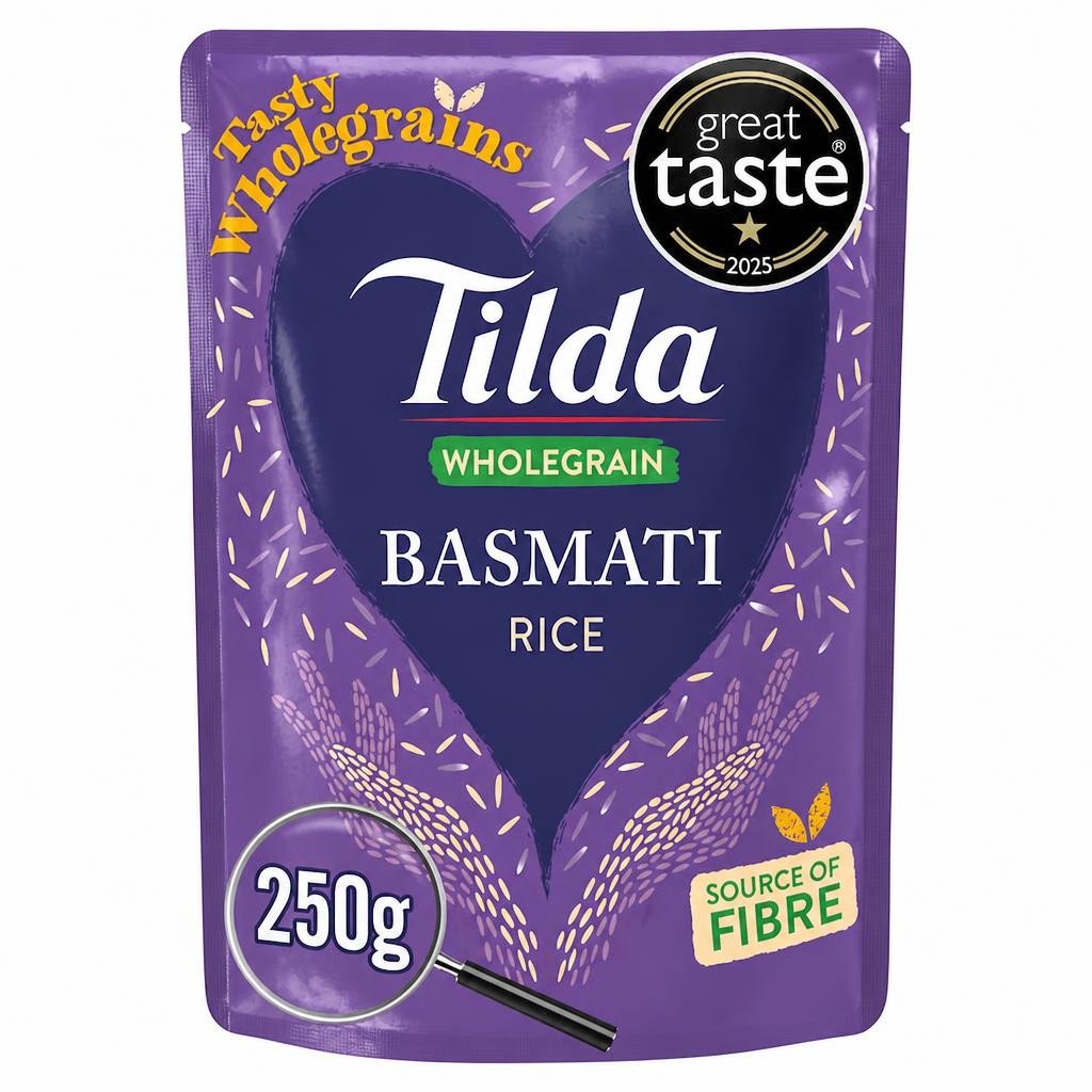 Tilda Brown Steamed Basmati Rice Classic 250G