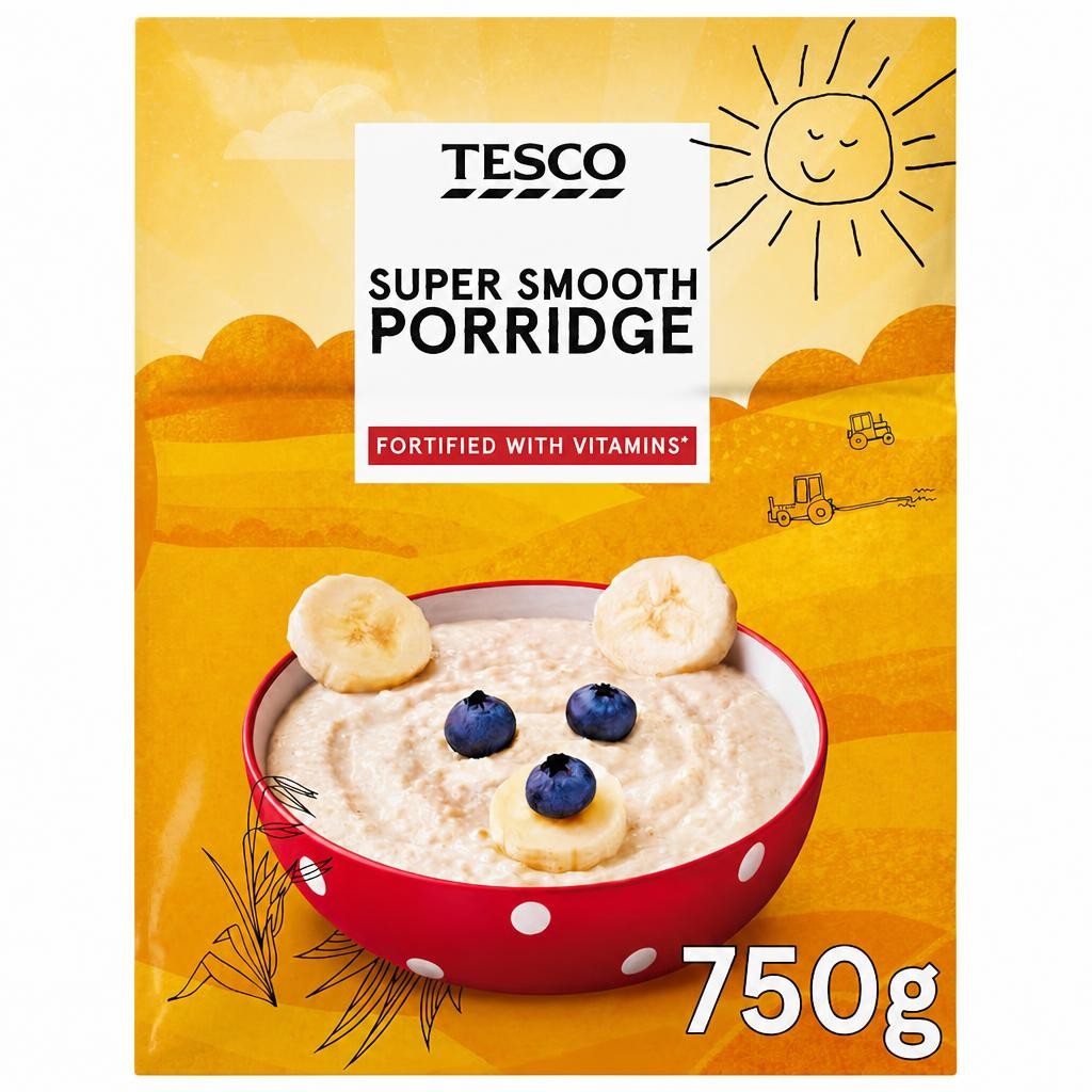 Tesco Super Smooth Porridge 750G