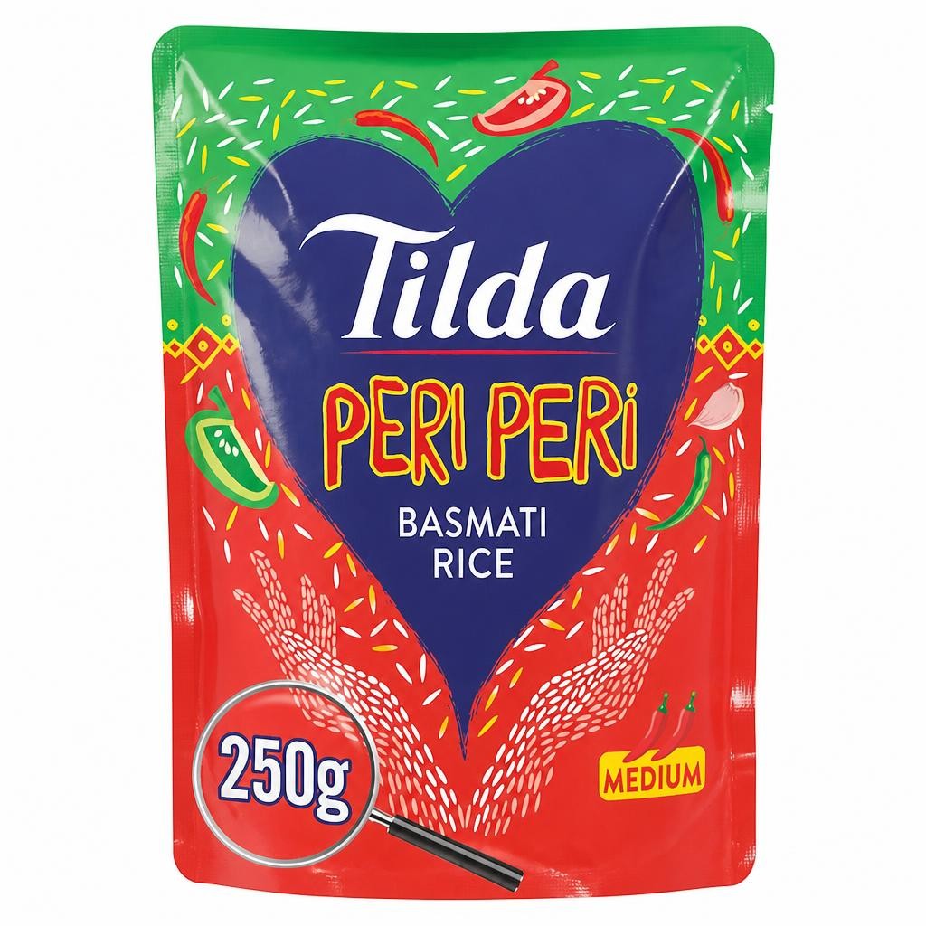 Tilda Peri Peri Basmati Rice 250G