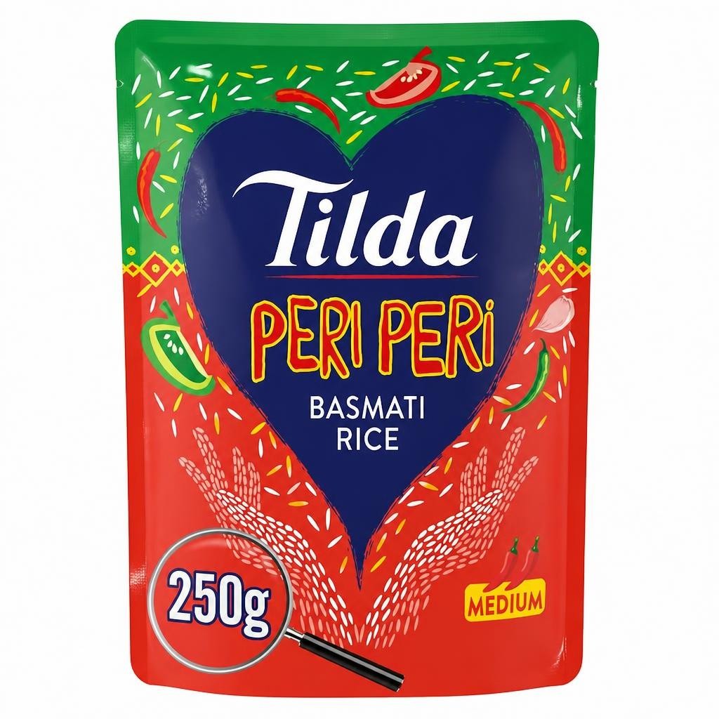 Tilda Peri Peri Basmati Rice 250G