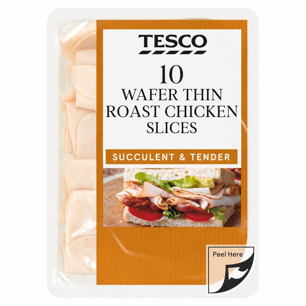 Tesco Wafer Thin Roast Chicken Slices 125g