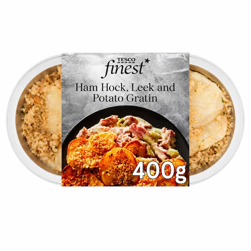 Tesco Finest Ham Hock, Leek & Gratin 400G