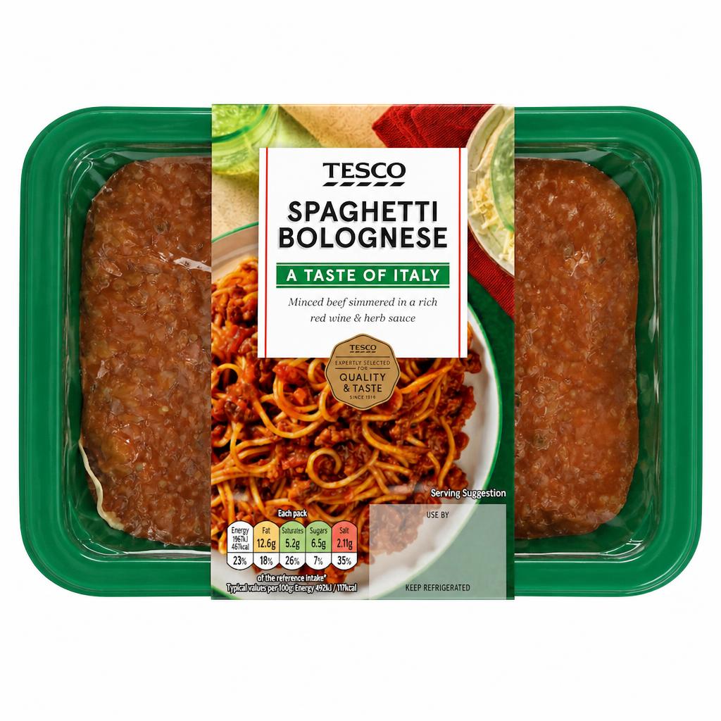 Tesco Spaghetti Bolognese 400G
