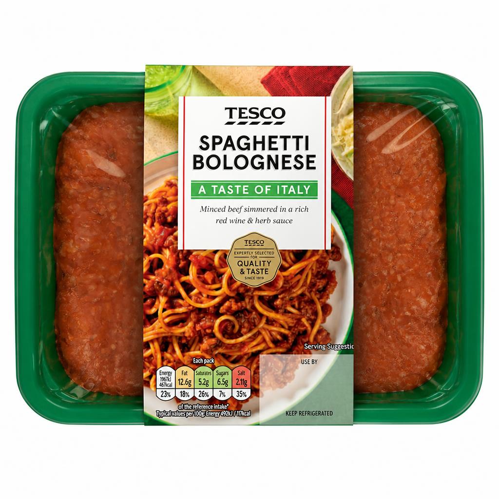 Tesco Spaghetti Bolognese 400G