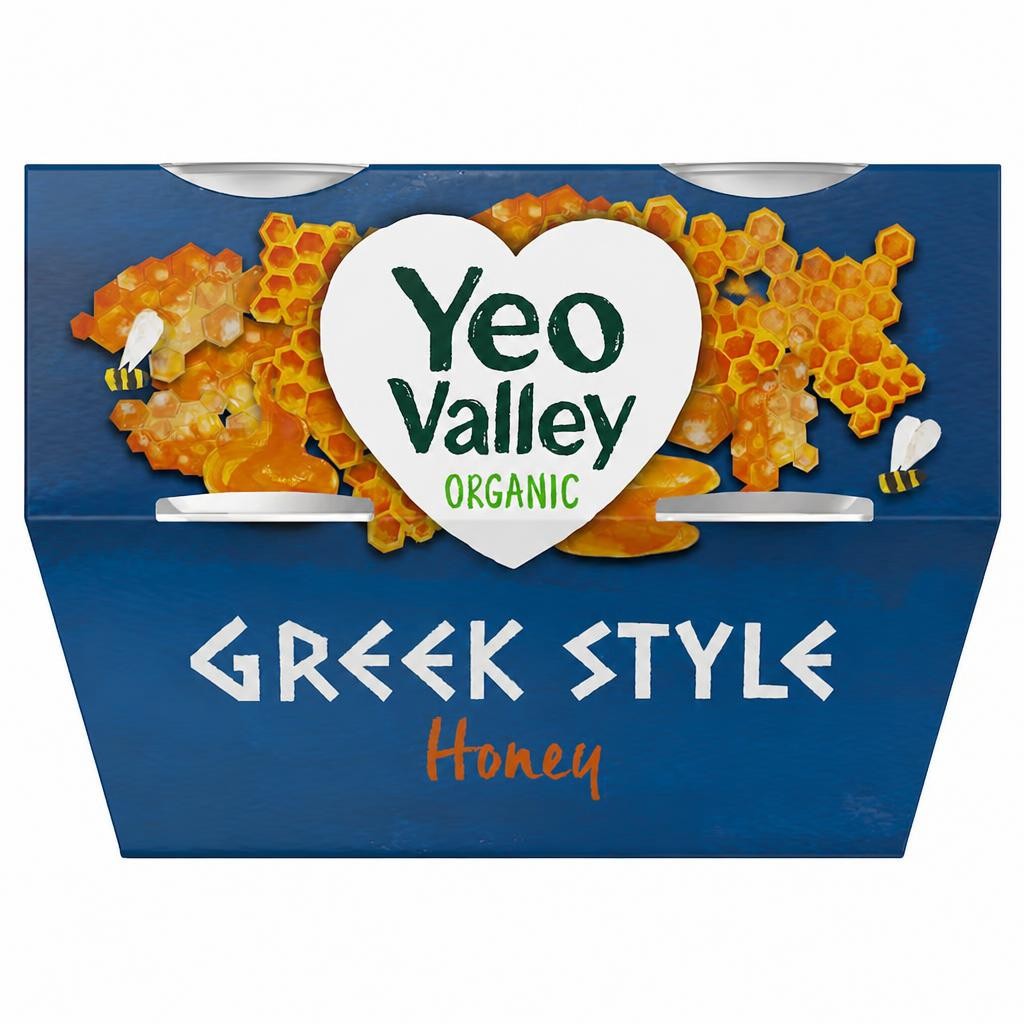 Yeo Valley Honey Greek Style Yogurt 4 X100g