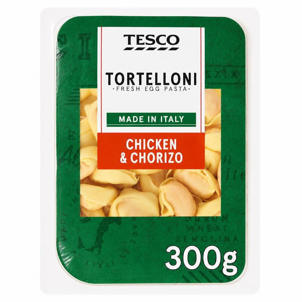 Tesco Chicken & Chorizo Fresh Tortelloni 300g