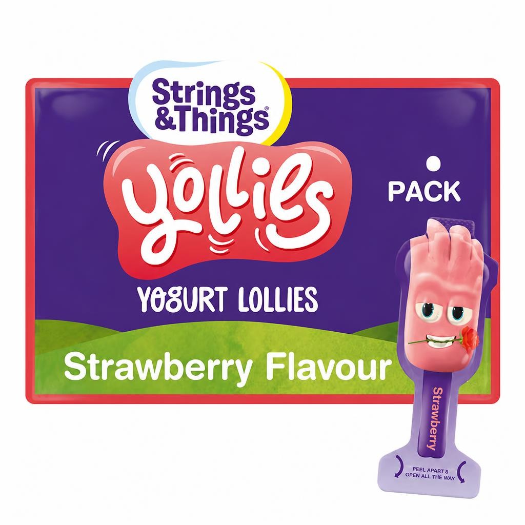 Yollies Strawberry Yogurt 4 X25g
