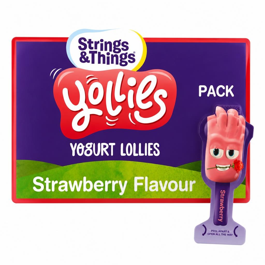 Yollies Strawberry Yogurt 4 X25g