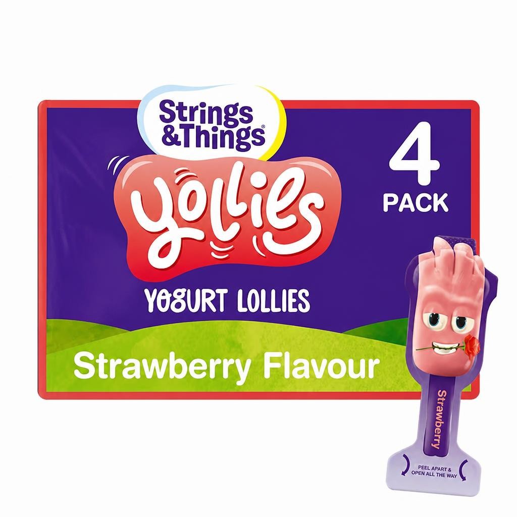 Yollies Strawberry Yogurt 4 X25g