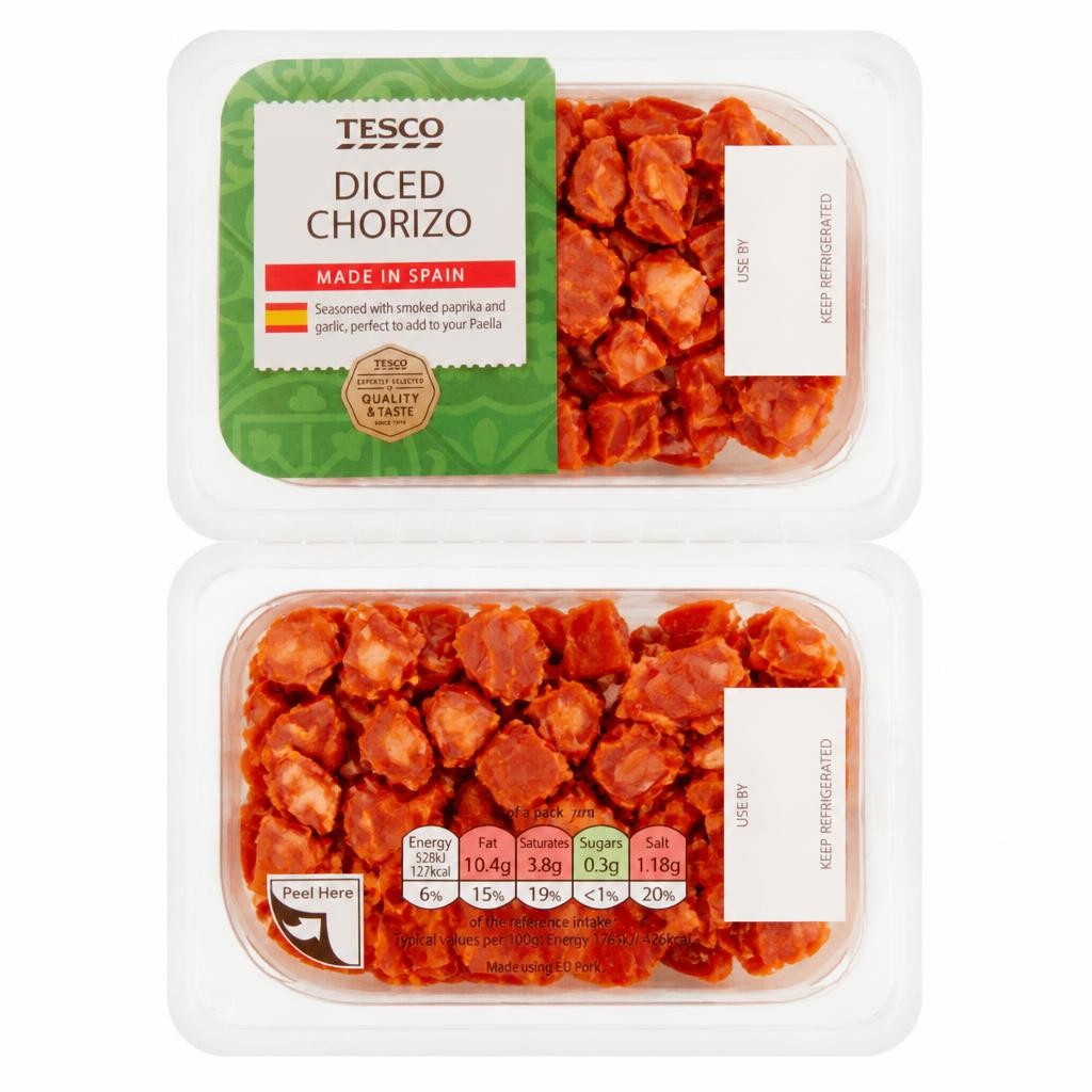 Tesco Diced Chorizo 130G