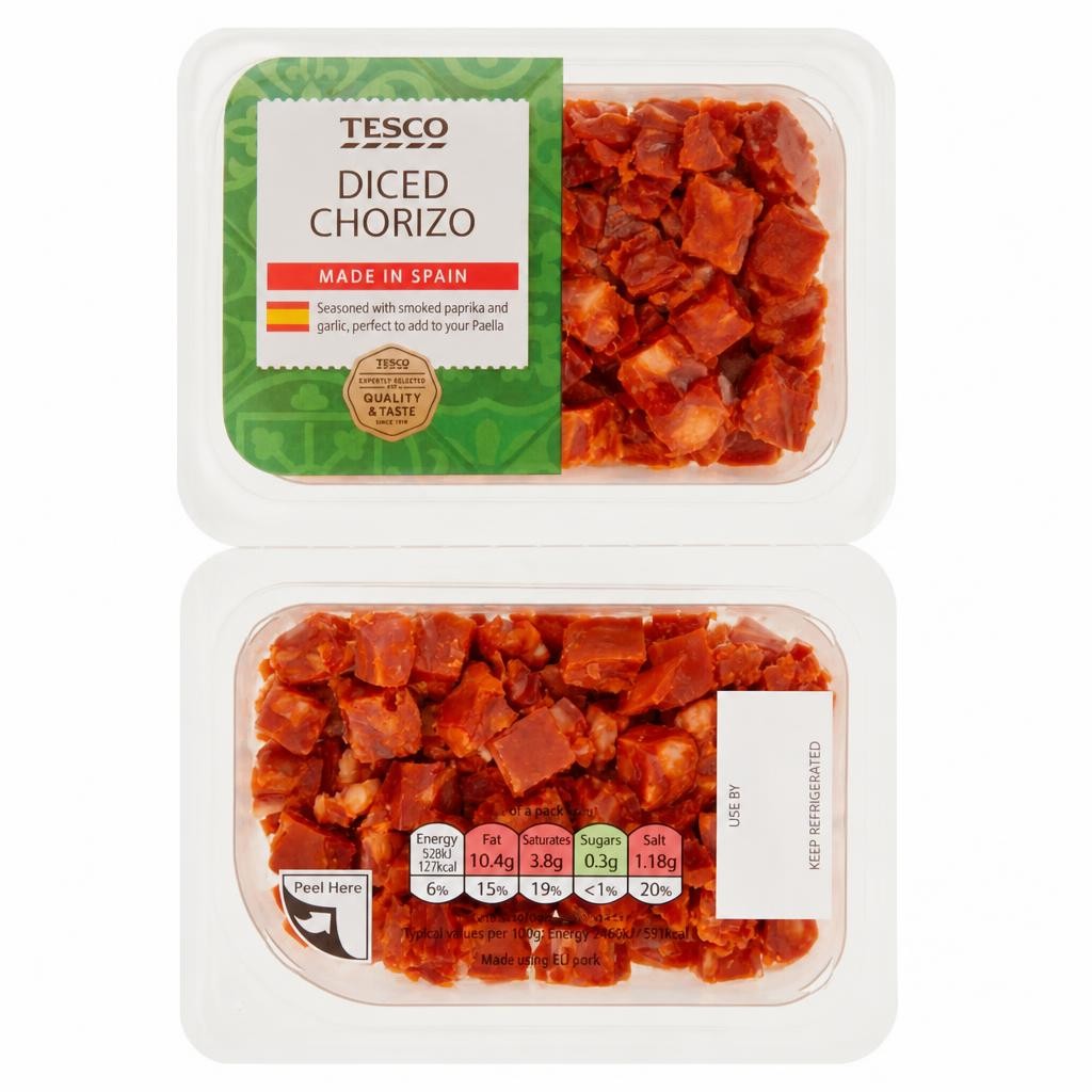 Tesco Diced Chorizo 130G