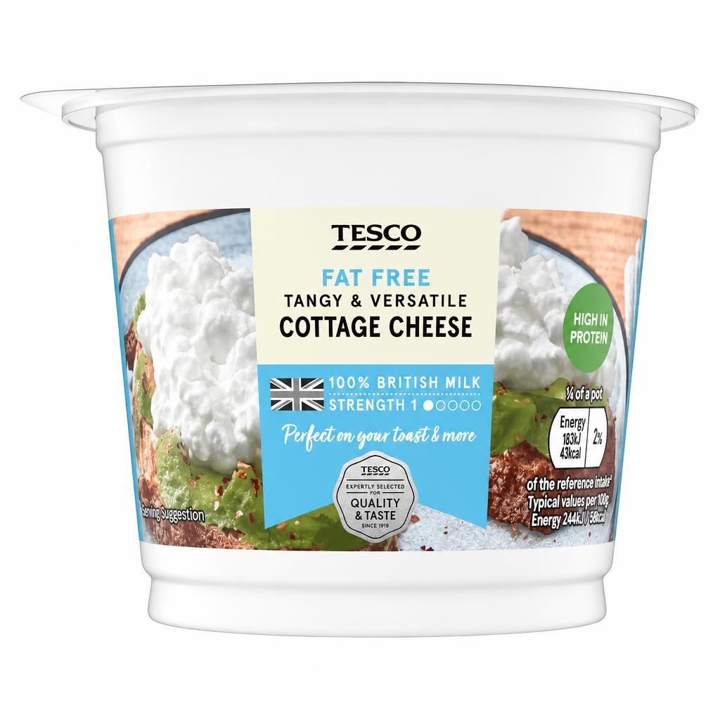 Tesco Fat Free Cottage Cheese 300G
