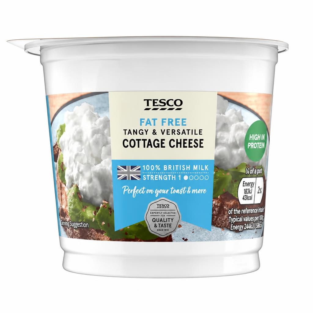 Tesco Fat Free Cottage Cheese 300G