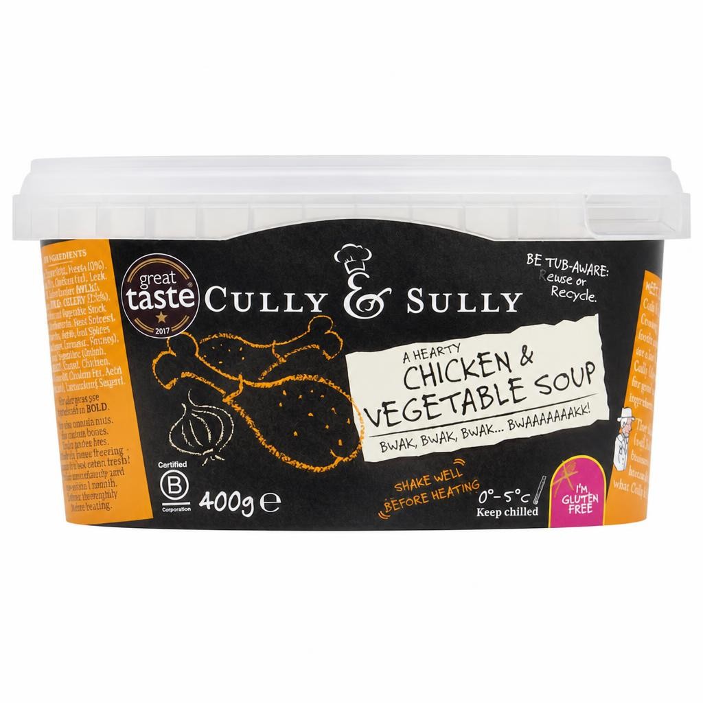 Cully & Sully Chicken & Vegetable Soup 400G