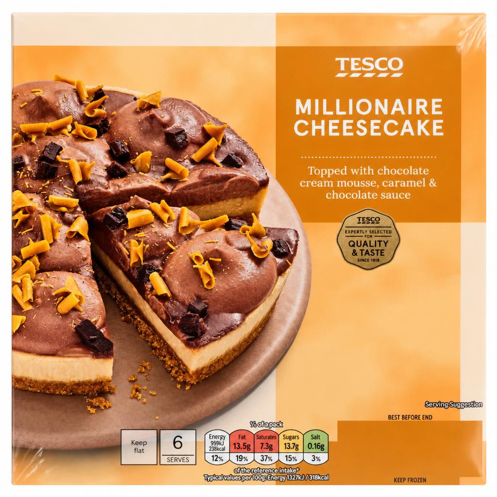 Tesco Millionaires Cheesecake 450g