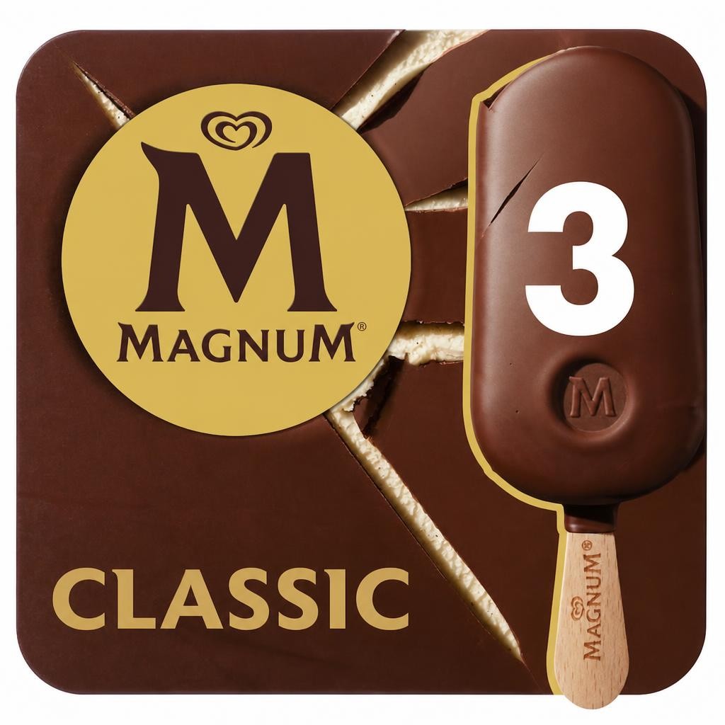 Magnum Classic Ice Cream Sticks 3x100ml