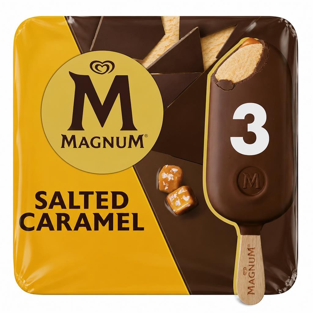 Magnum Salted Caramel Ice Cream Sticks 3x100ml