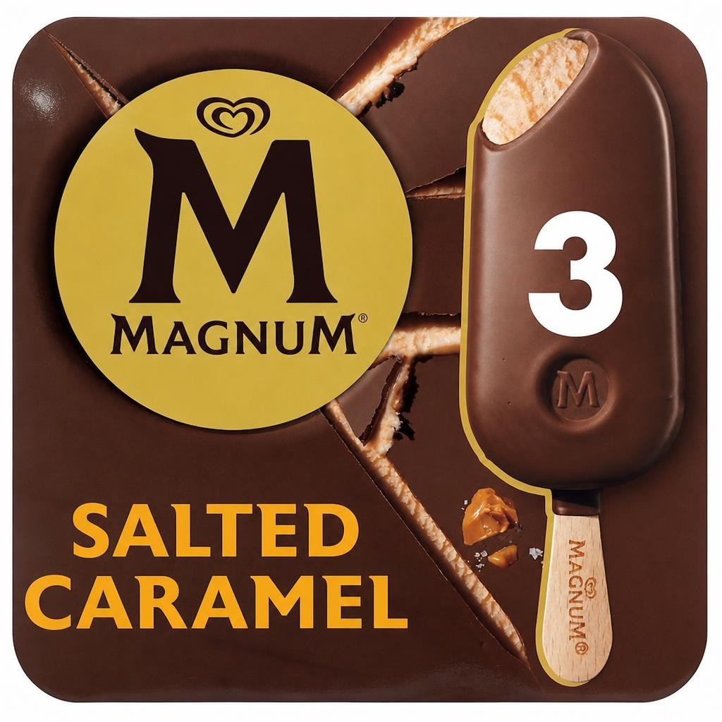 Magnum Salted Caramel Ice Cream Sticks 3x100ml