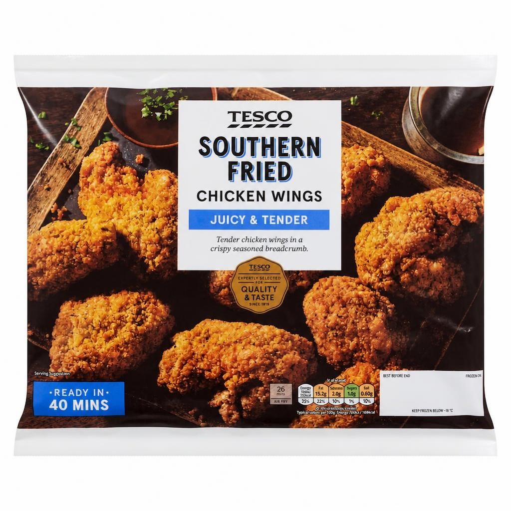 Tesco Southern Fried Chicken Wings 650g