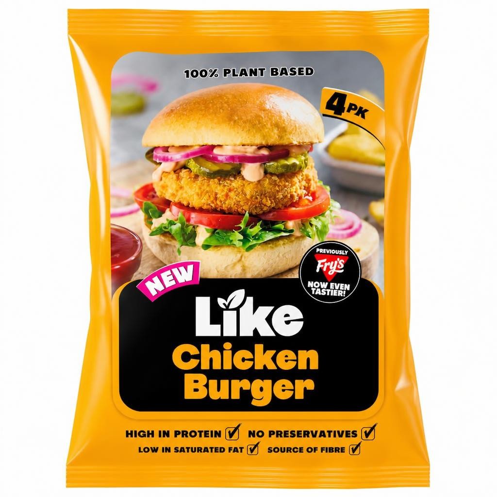 Like Chicken Burgers 4 pack 320g