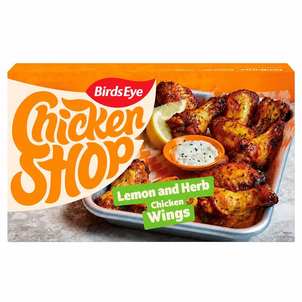 Birds Eye Chicken Shop Lemon & Herb Chicken Wings 375G