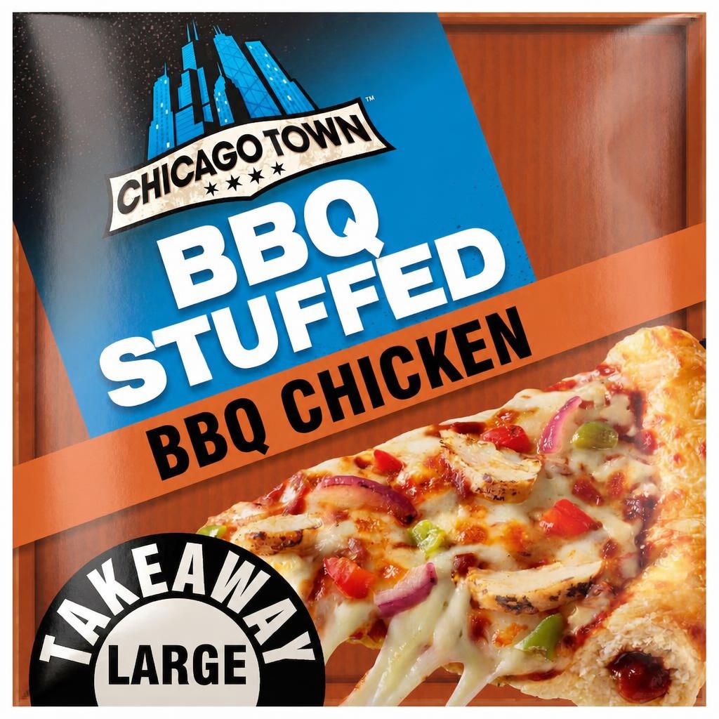 Chicago Town Takeaway Stuffed Crust BBQ Chicken Pizza 668g