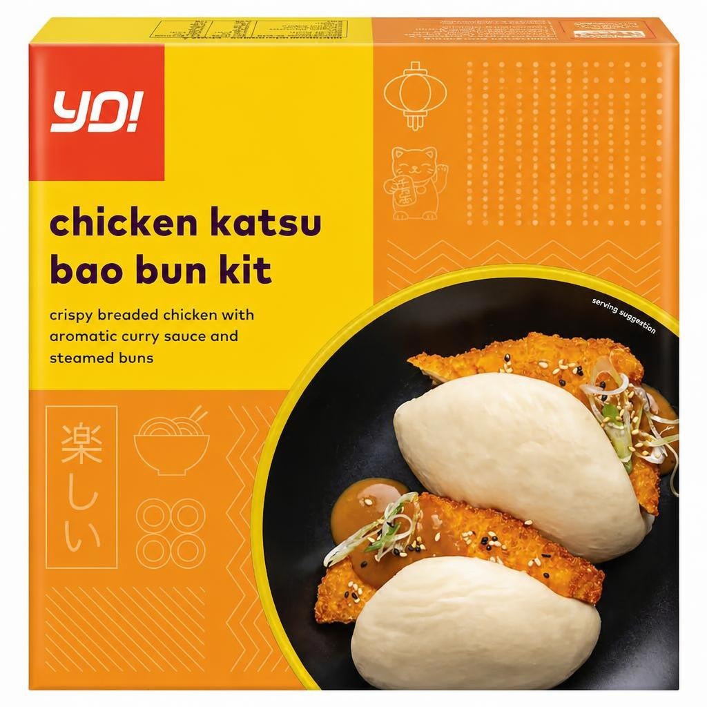 Yo! Chicken Katsu Bao Bun Kit 460g