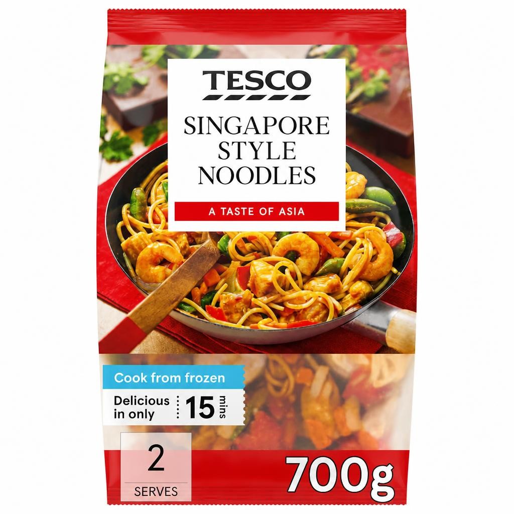 Tesco Singapore Style Noodles 700g