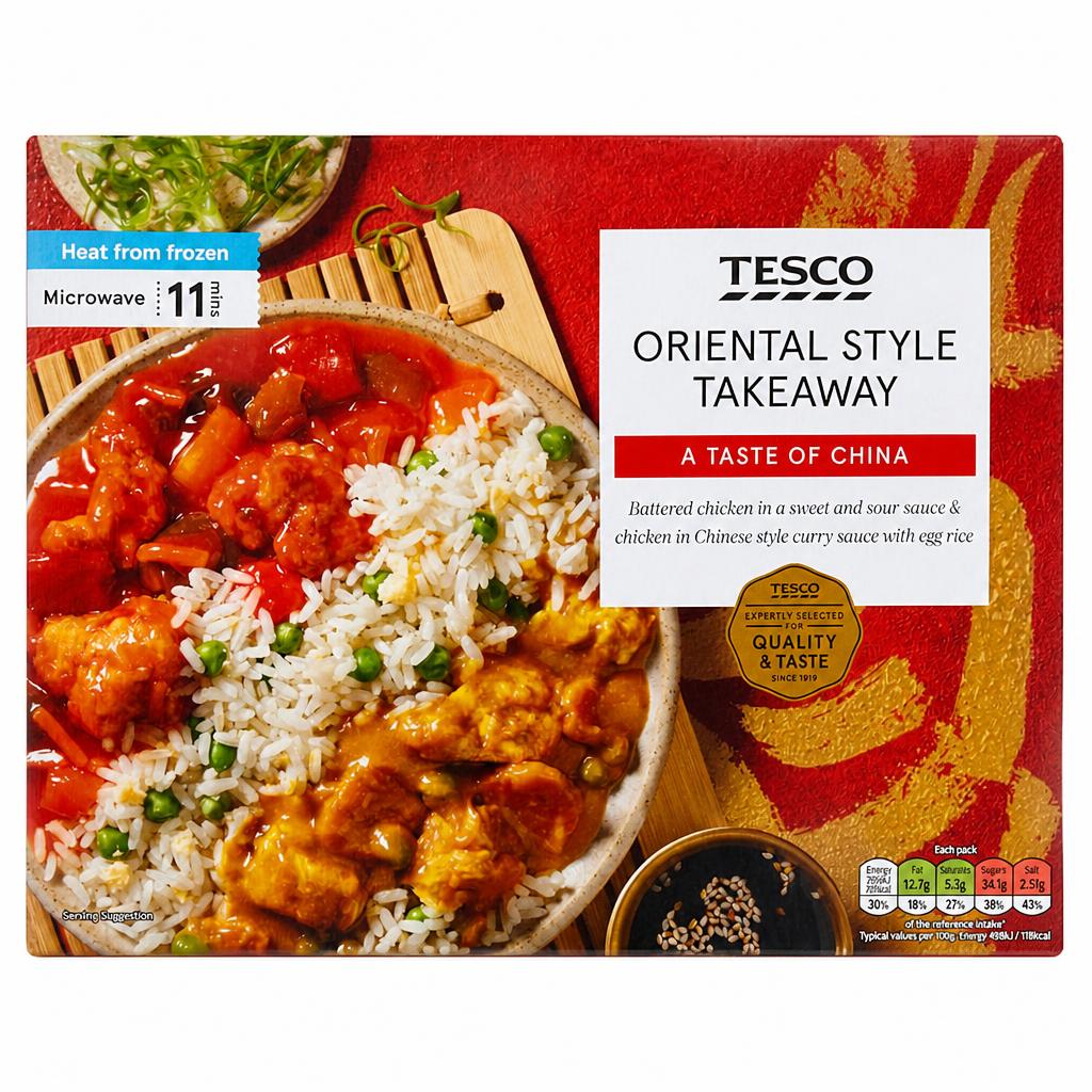 Tesco Sweet & Sour Chicken Banquet 550g
