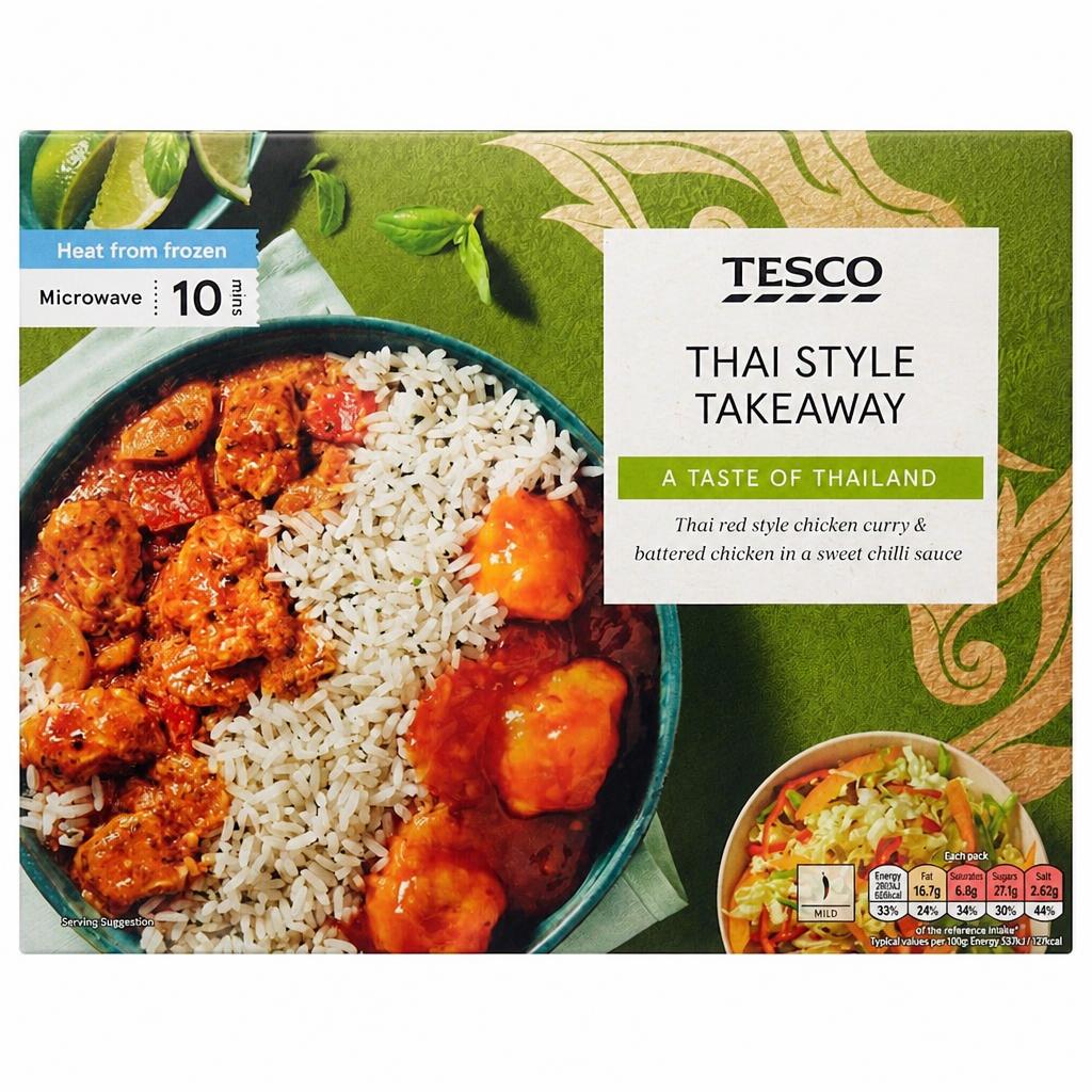 Tesco Thai Red Curry Banquet Meal For One 550g