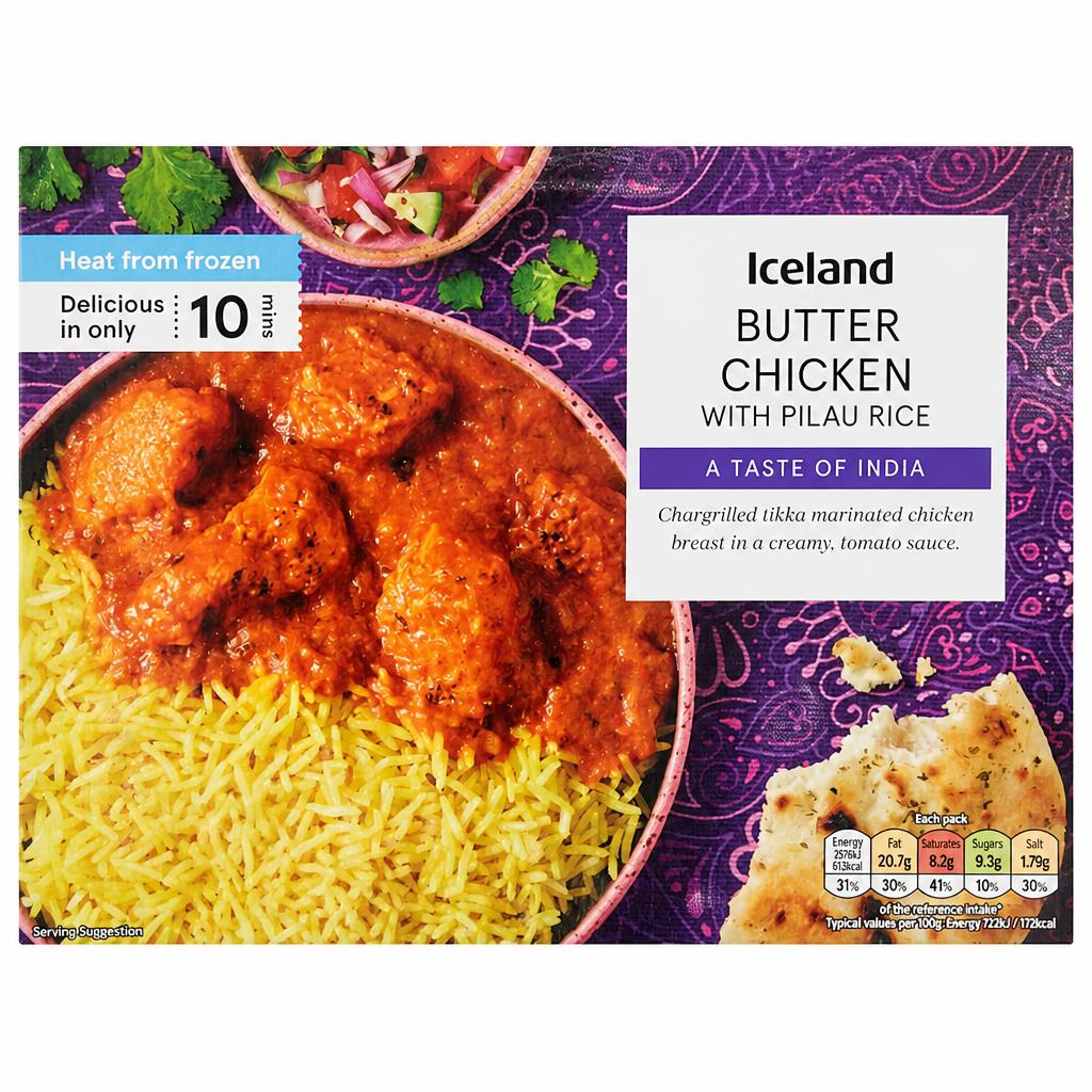 Tesco Butter Chicken with Pilau Rice 400g