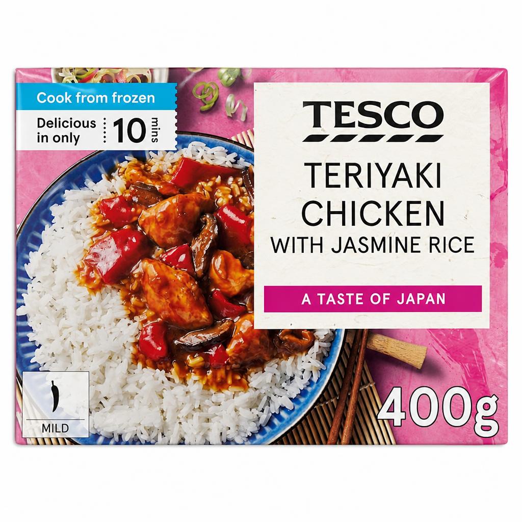 Tesco Teriyaki Chicken & Jasmine Rice 400g