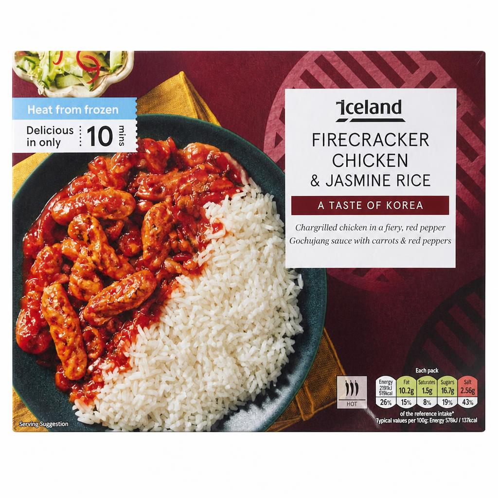 Tesco Firecracker Chicken & Jasmine Rice 400g