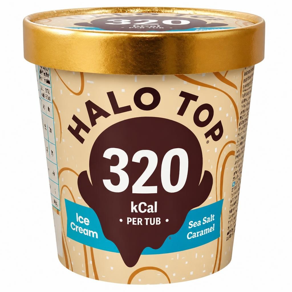Halo Top Sea Salt Caramel Ice Cream 460ml