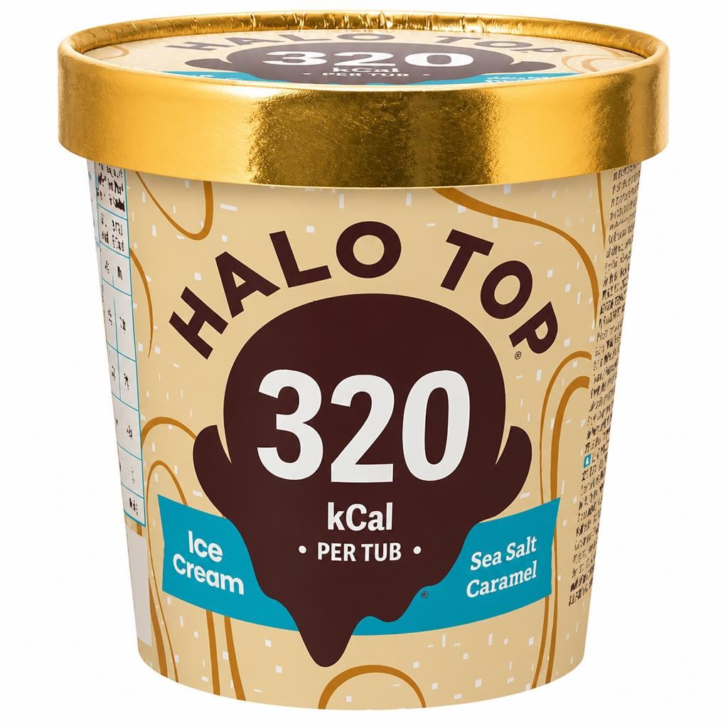 Halo Top Sea Salt Caramel Ice Cream 460ml