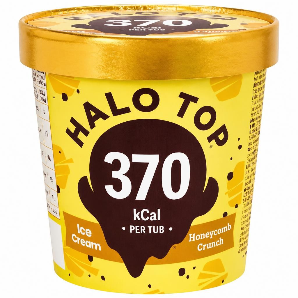 Halo Top Ice Cream - Honeycomb Crunch 460ml