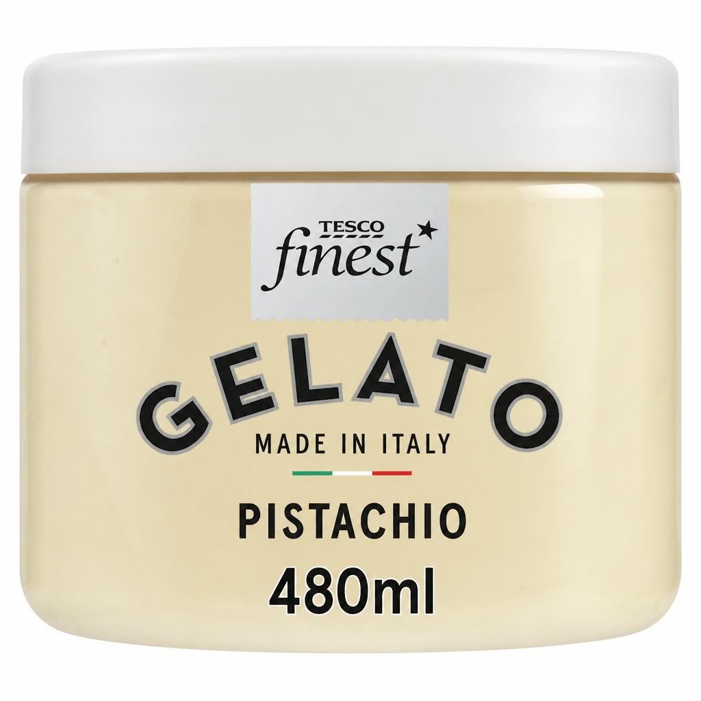 Tesco Finest Pistachio Gelato 480ml