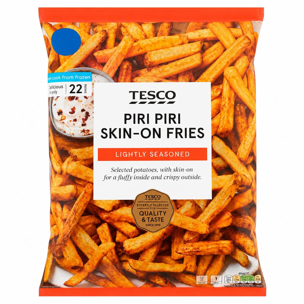 Tesco Piri Piri Skin-On Fries 750g