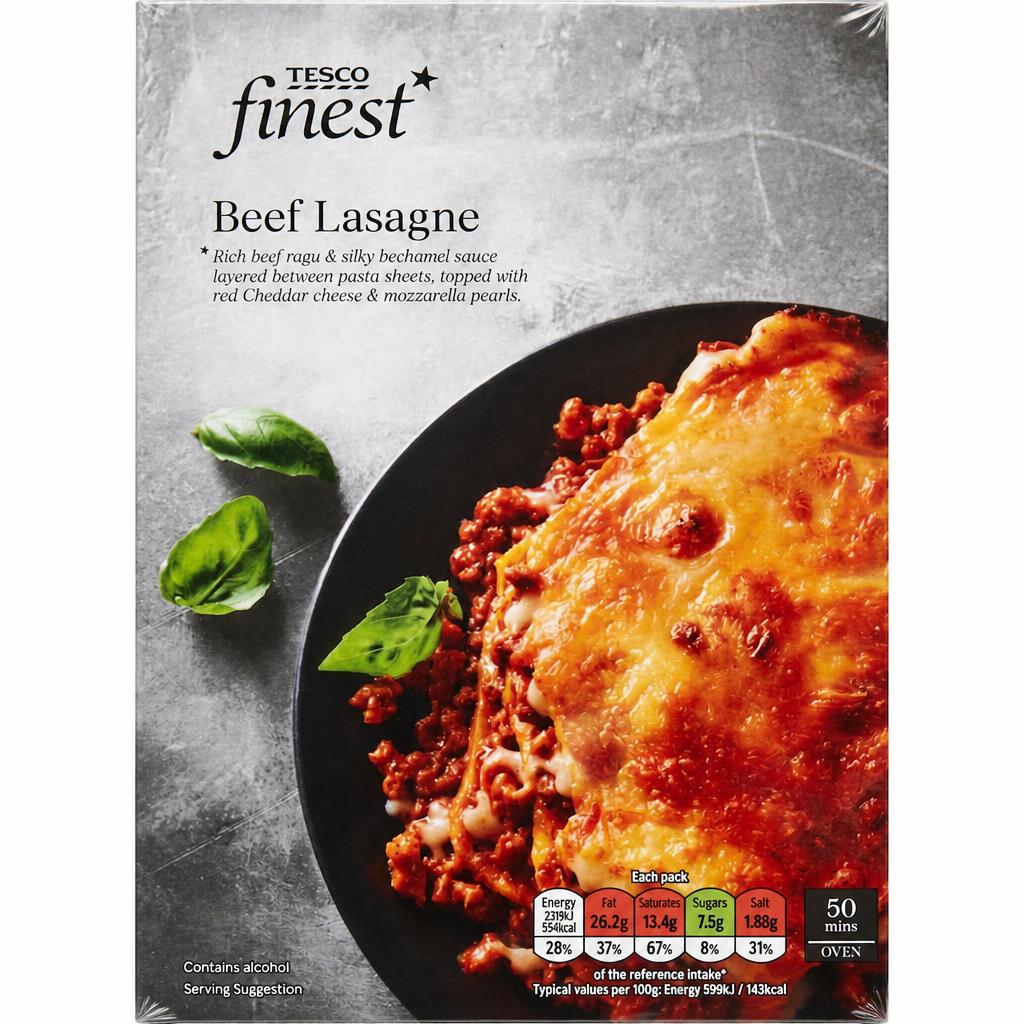 Tesco Finest Beef Lasagne 400g